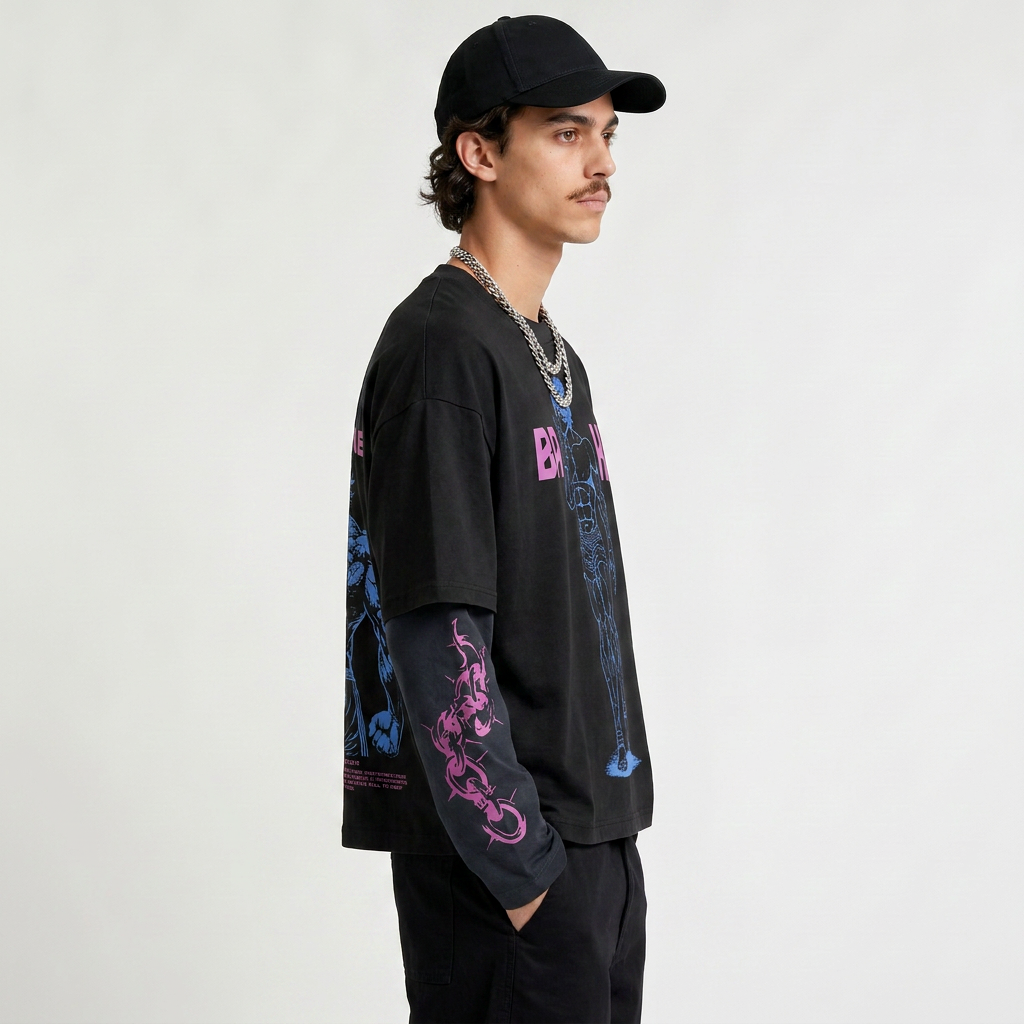 Baki Designed B&G Long Sleeve T-shirt