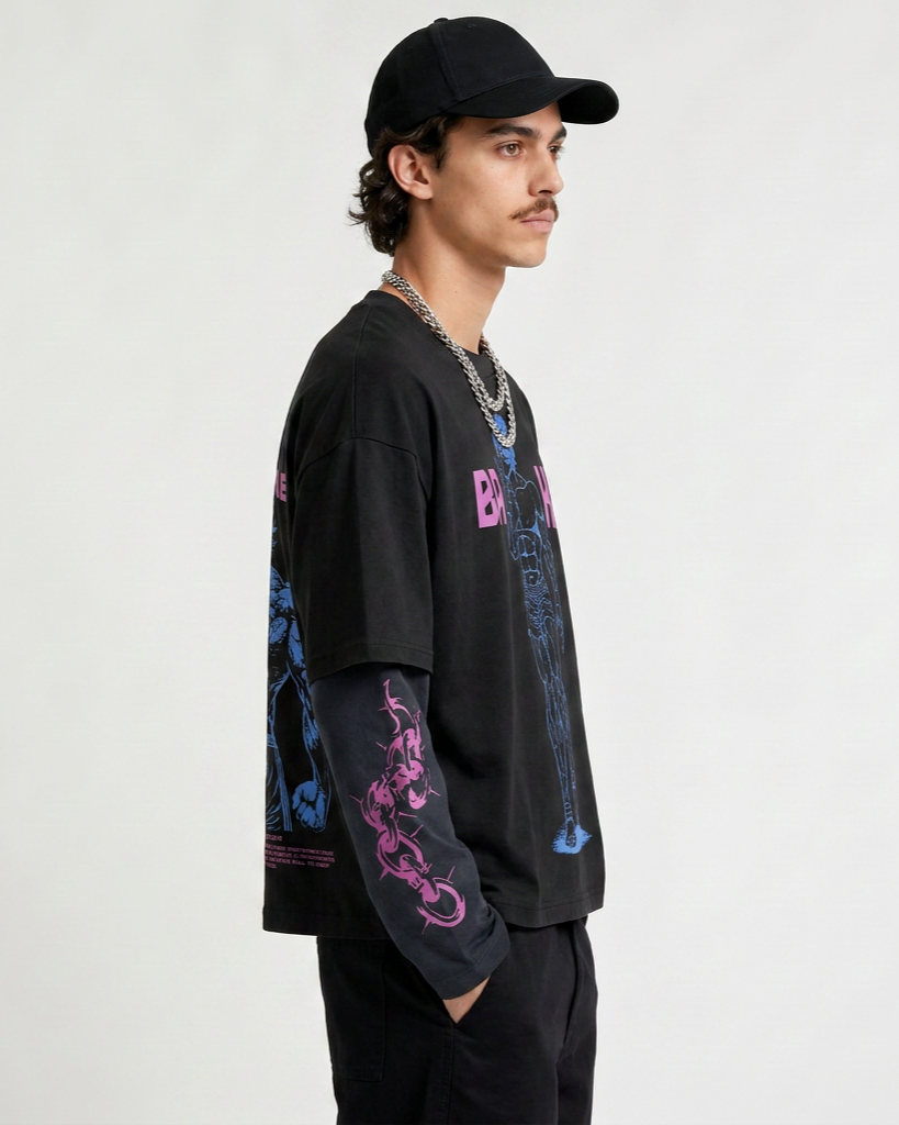 Baki Designed B&G Long Sleeve T-shirt