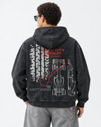 Baku Urban Redline Hoodie - back view