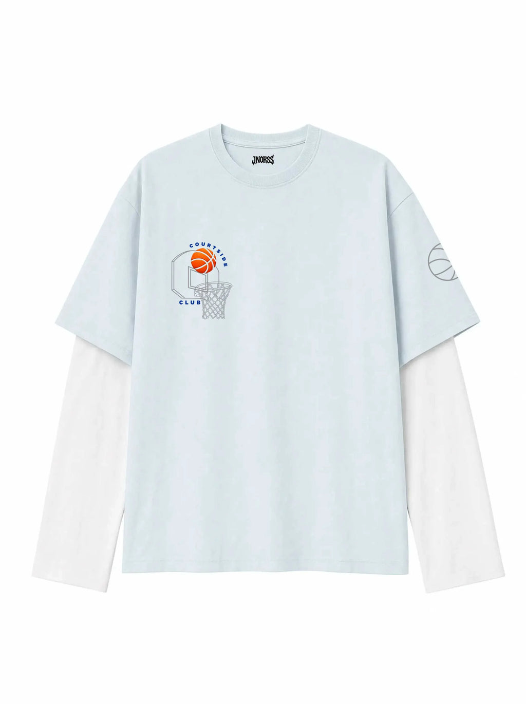 Courtside Flight Oversized Layered Tee