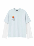 Courtside Flight Oversized Layered Tee