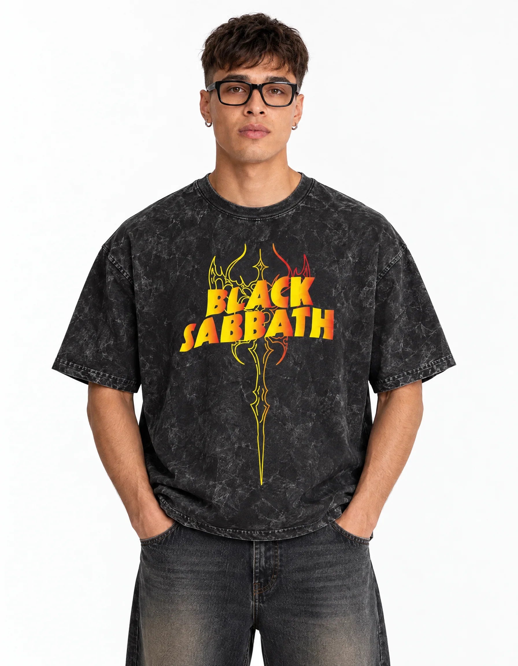 Black Sabbath Vintage Oversized Tee – Jnorss