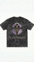 Black Sabbath Purple Eclipse Boxy Acid Wash Tee