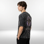 Black Sabbath Purple Eclipse Boxy Acid Wash Tee