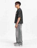 Blond Frank Ocean Designed Vintage Oversized T-shirt — side view
