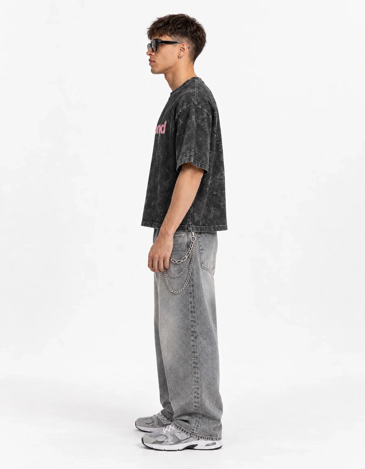 Blond Frank Ocean Designed Vintage Oversized T-shirt — side view