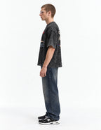 BMW E30 Auto Archive Acid Wash Oversized Tee — side view