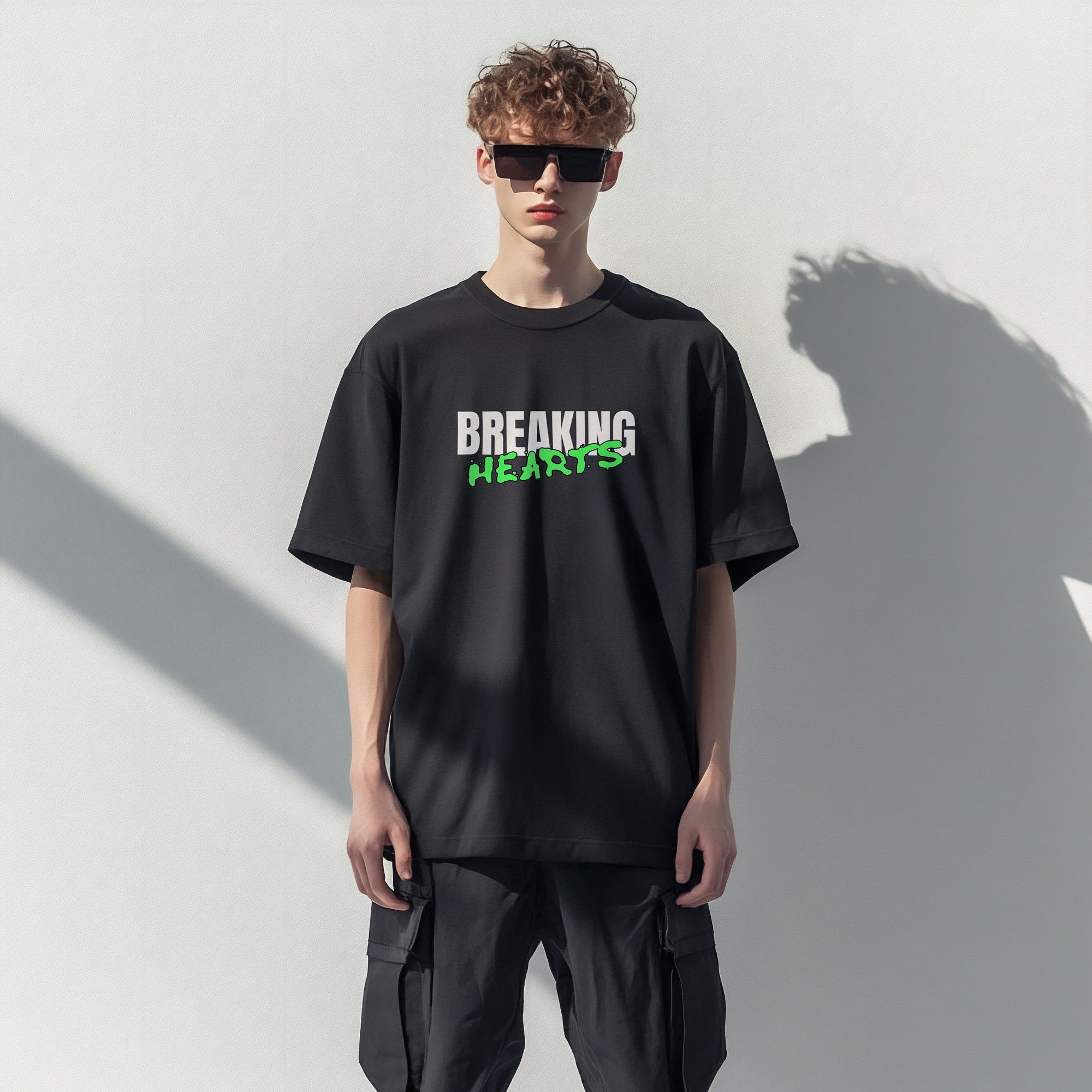 Breaking hearts oversized T-shirt - Jnorss