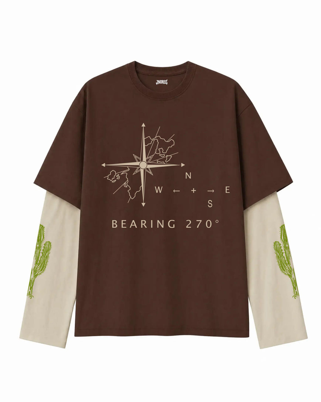 Canyon Trails Layered Oversized  T-Shirt