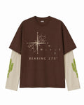 Canyon Trails Layered Oversized  T-Shirt