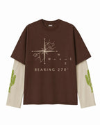 Canyon Trails Layered Oversized  T-Shirt