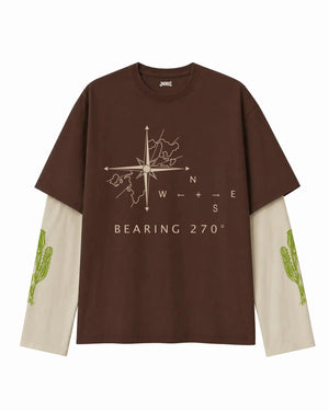 Canyon Trails Layered Oversized  T-Shirt