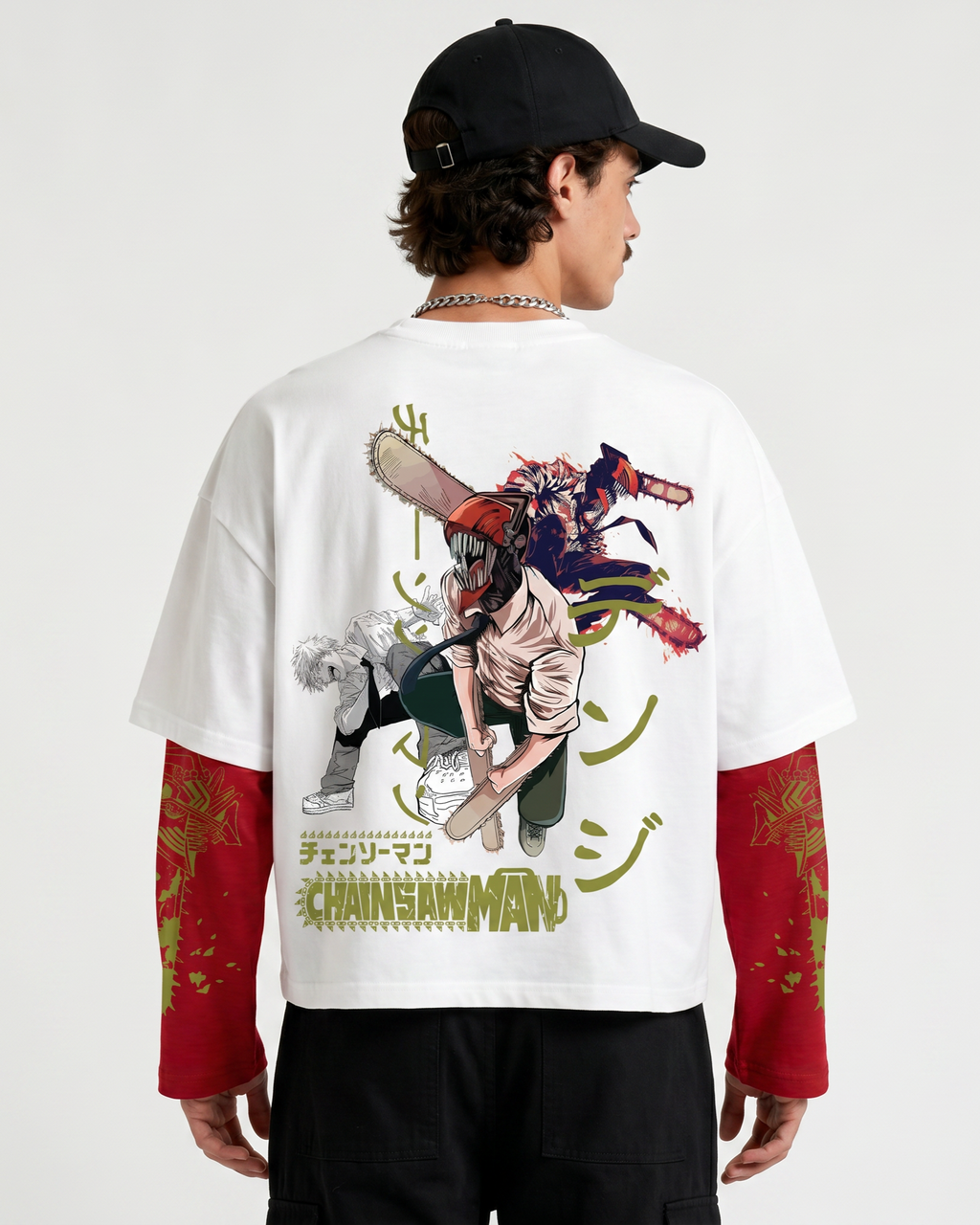 Chainsaw Man – Bloodhunt Oversized LS Tee