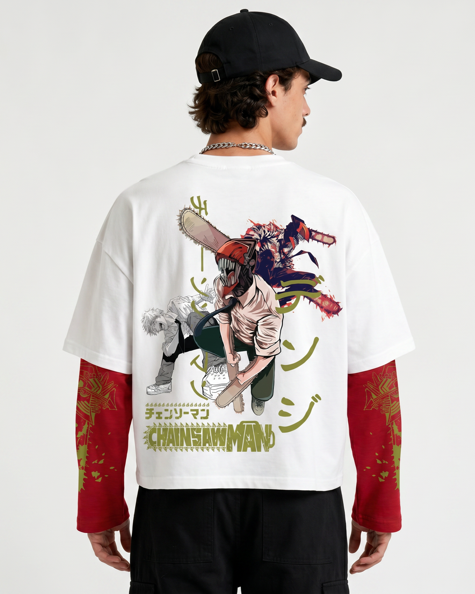 Chainsaw Man – Bloodhunt Oversized LS Tee