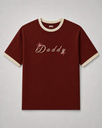 Daddy Contrast Ringer Tee