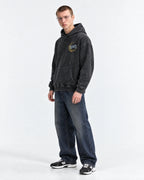 Demon slayer acid wash hoodie - full-body view