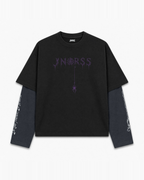 Venom Web Layered Oversized Tee