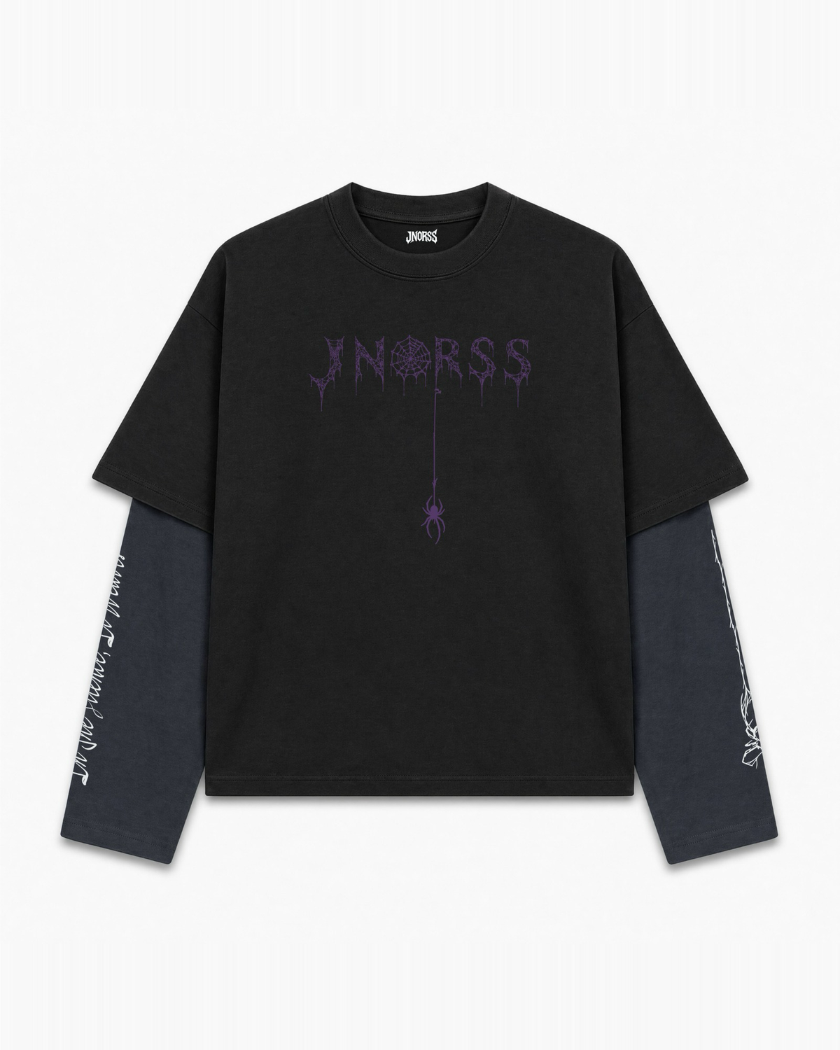 Venom Web Layered Oversized Tee