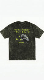 Who’s Calling Drake Boxy Acid Wash Tee