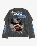 Tokyo Drift Racing Oversized Layered Tee