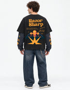 Eminem Designed Oversized Long Sleeve Tee — back view
