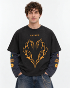 Eminem Designed Oversized Long Sleeve Tee — front view