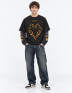 Eminem Designed Oversized Long Sleeve Tee — full-body view