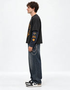 Eminem Designed Oversized Long Sleeve Tee — side view