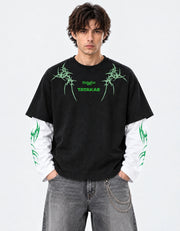 Eren Designed B&W Long Sleeve T-shirt