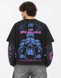 Baki Designed B&G Long Sleeve T-shirt — back view