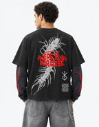 Guts Designed B&G Long Sleeve T-shirt — back view