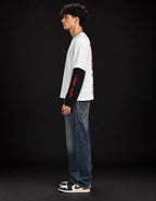 ACDC Bolt Rage ‘79 Oversized LS Tee — side view