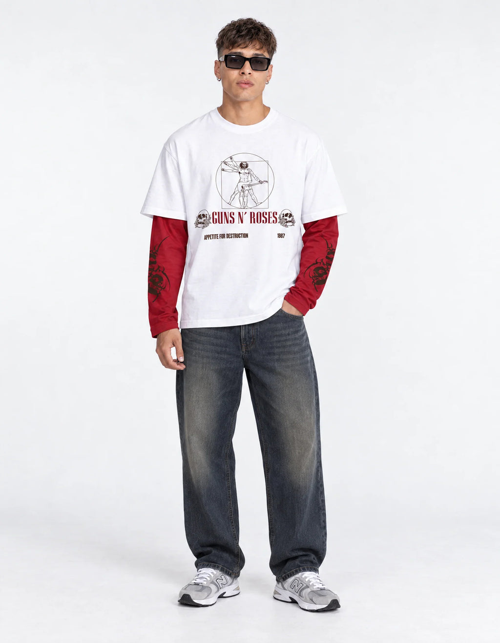 Guns N’ Roses – Sweet Destruction Tee LS — full-body view
