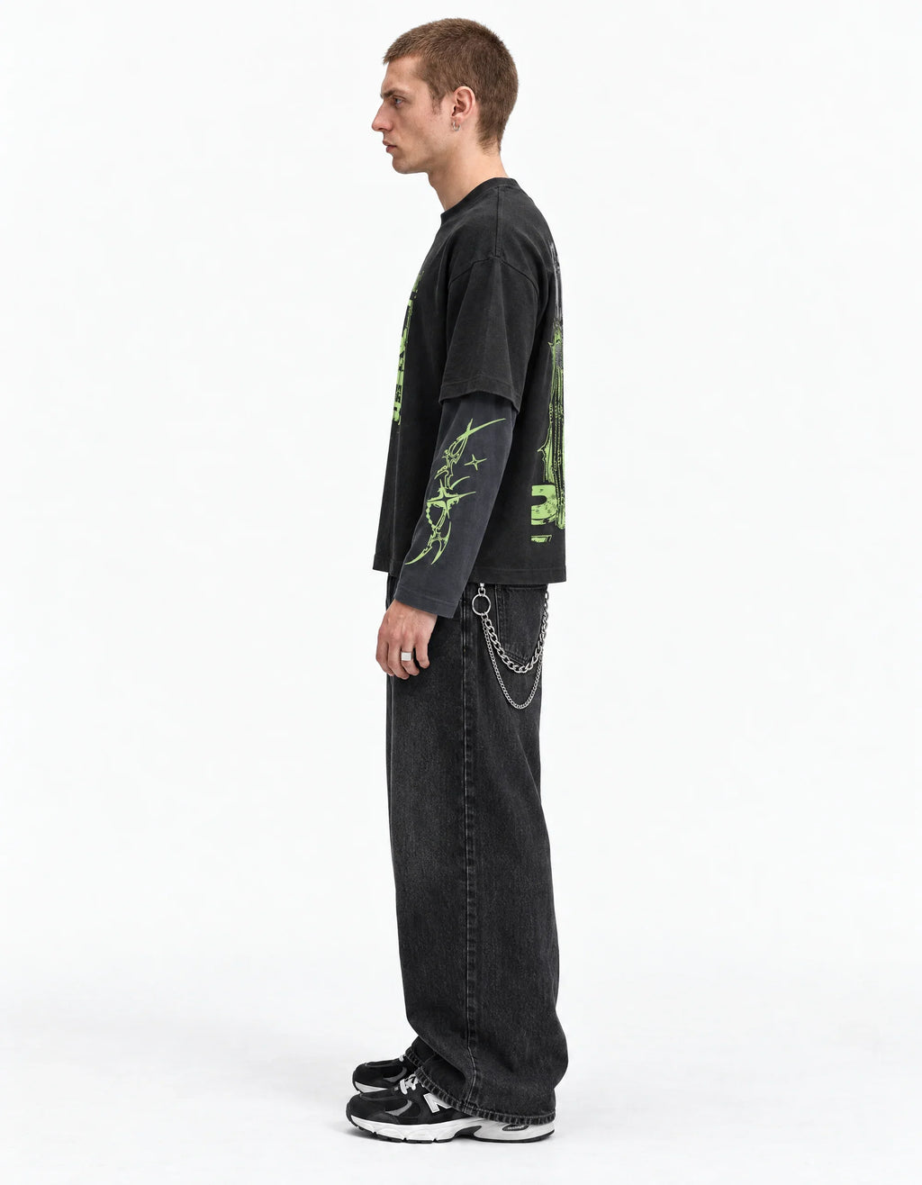 Linkin Park – Meteora Chaos LS Tee — side view