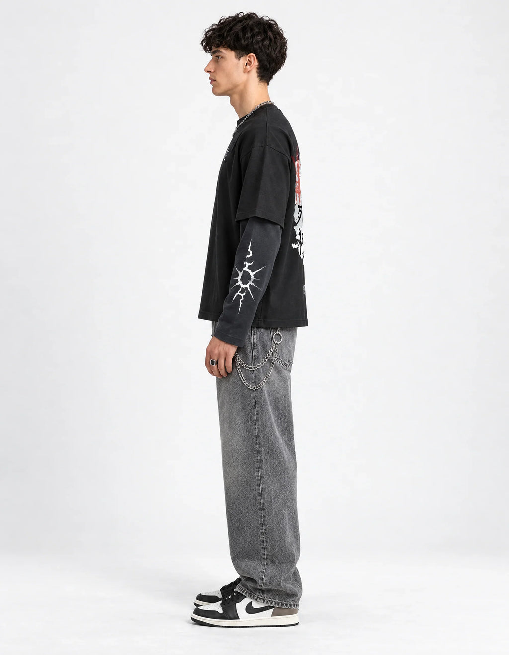 Death Note – Shinigami Shadow LS Tee — side view