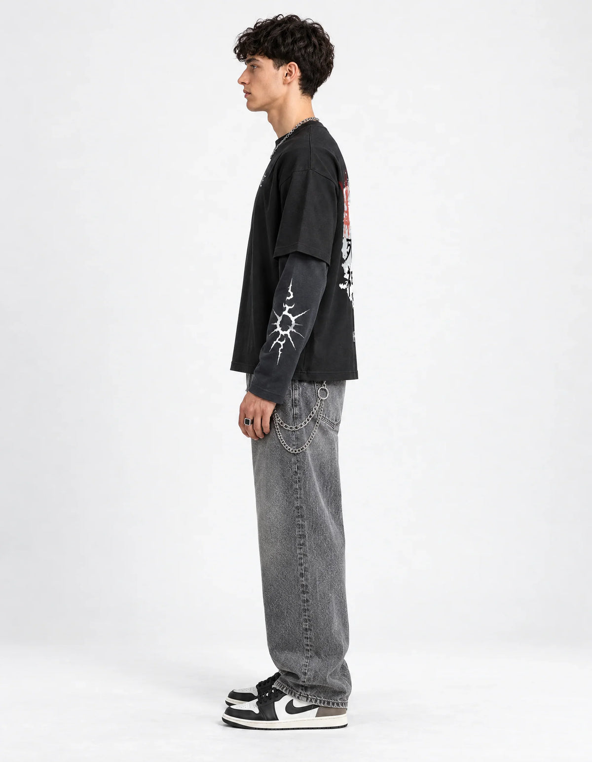 Death Note – Shinigami Shadow LS Tee — side view