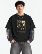Attack on Titan – Wings of Mikasa LS Tee — front view