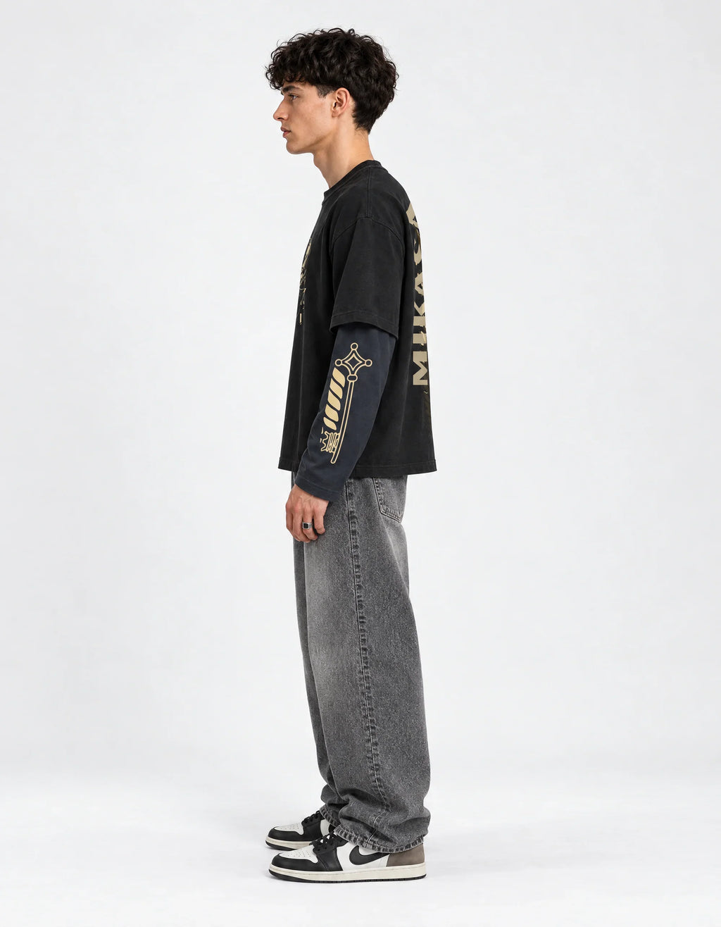 Attack on Titan – Wings of Mikasa LS Tee — side view