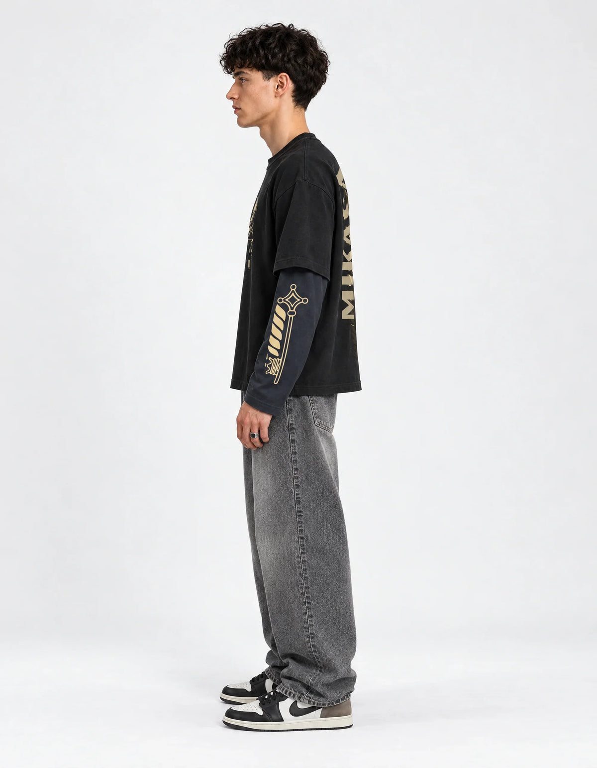 Attack on Titan – Wings of Mikasa LS Tee — side view