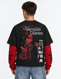 Vampire Diaries Oversized Layered Tee — back view