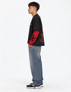 Vampire Diaries Oversized Layered Tee — side view