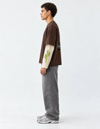 Canyon Trails Layered Oversized  T-Shirt — side view