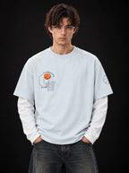 Courtside Flight Layered Tee — front view