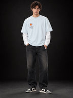 Courtside Flight Layered Tee — full-body view