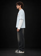 Courtside Flight Layered Tee — side view