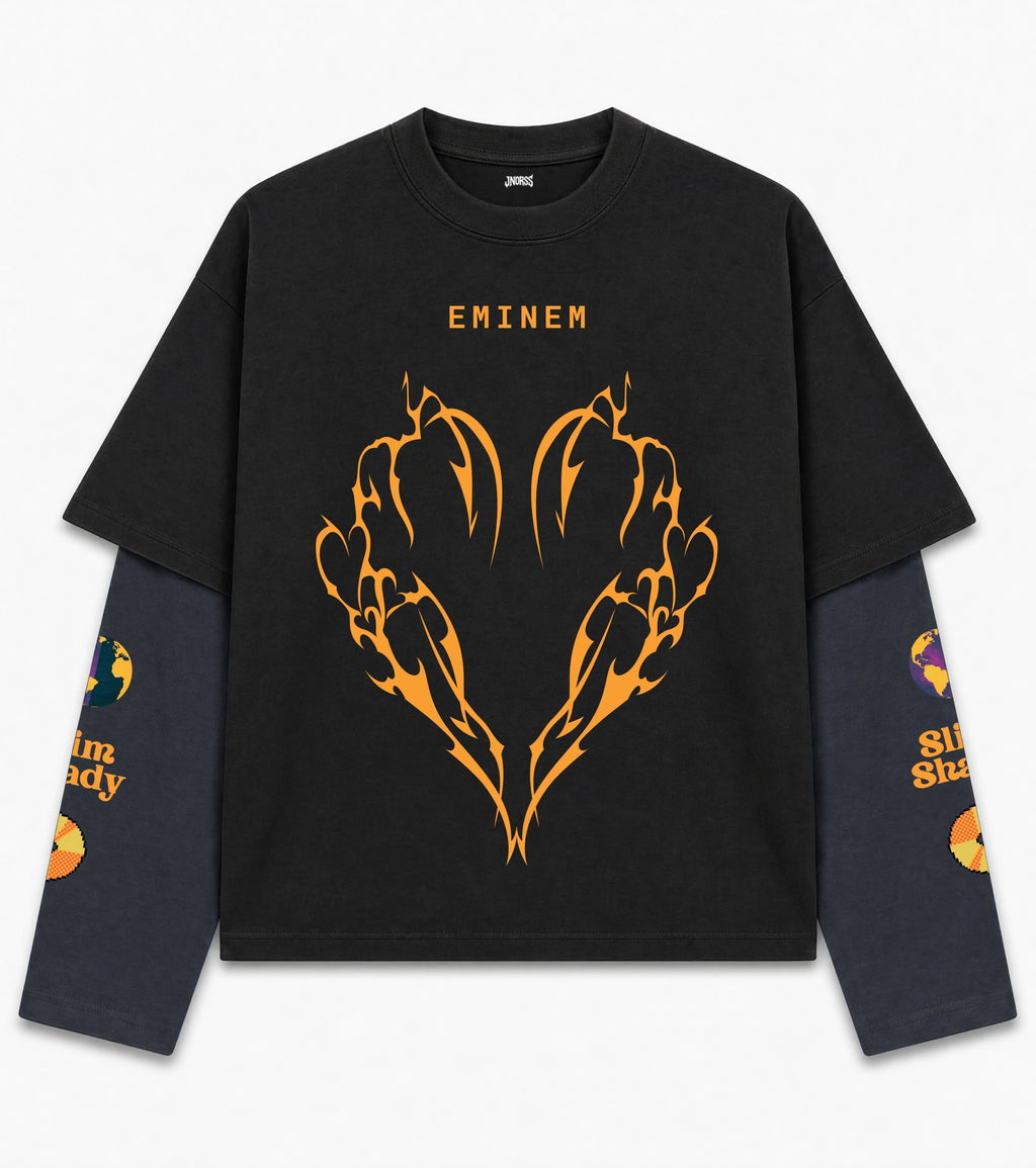 Eminem Designed Oversized Long Sleeve Tee