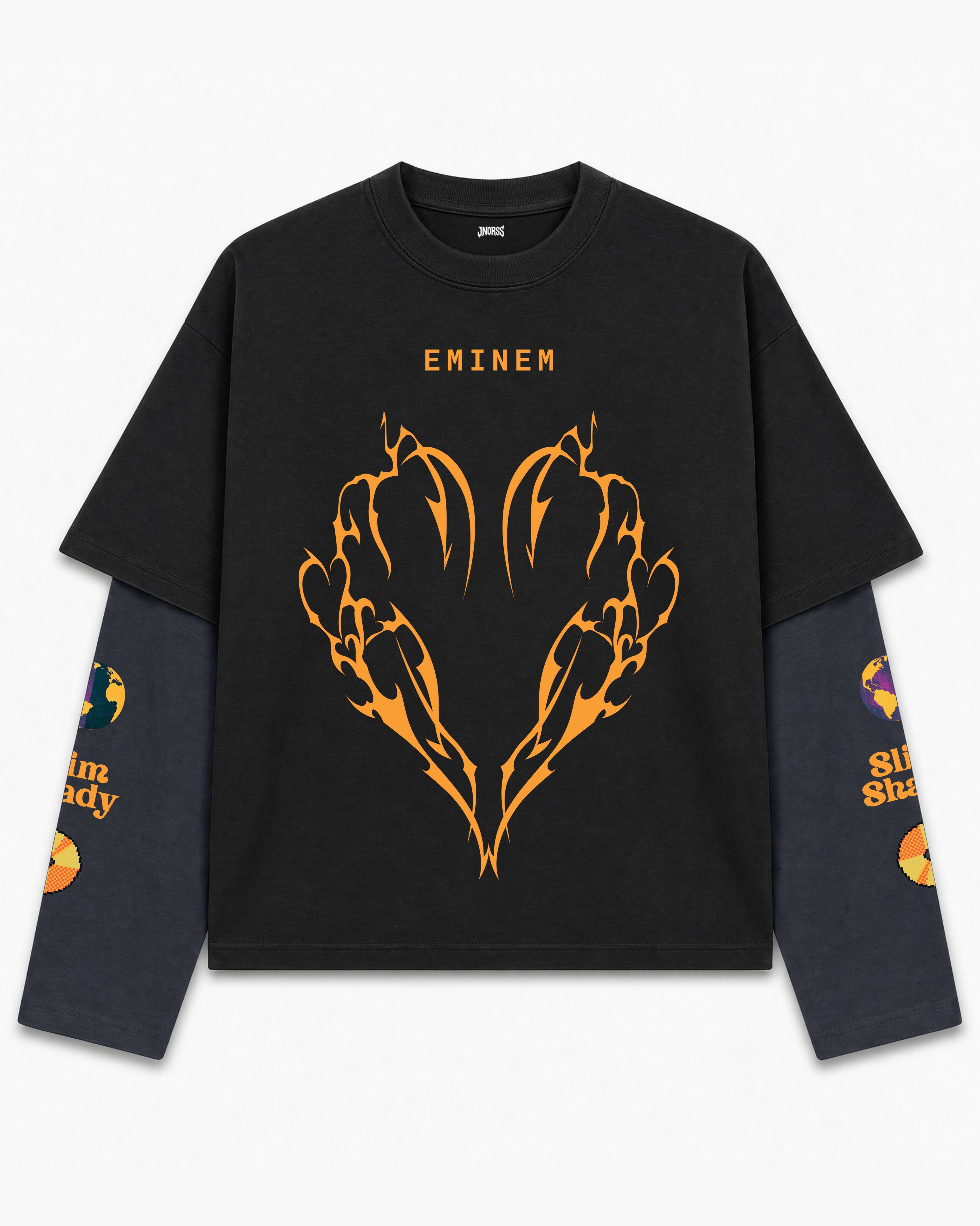 Eminem Designed Oversized Long Sleeve Tee – Jnorss
