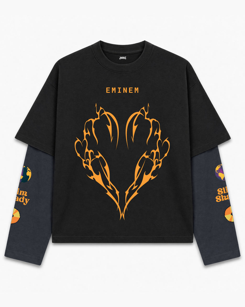Eminem Designed Oversized Long Sleeve Tee