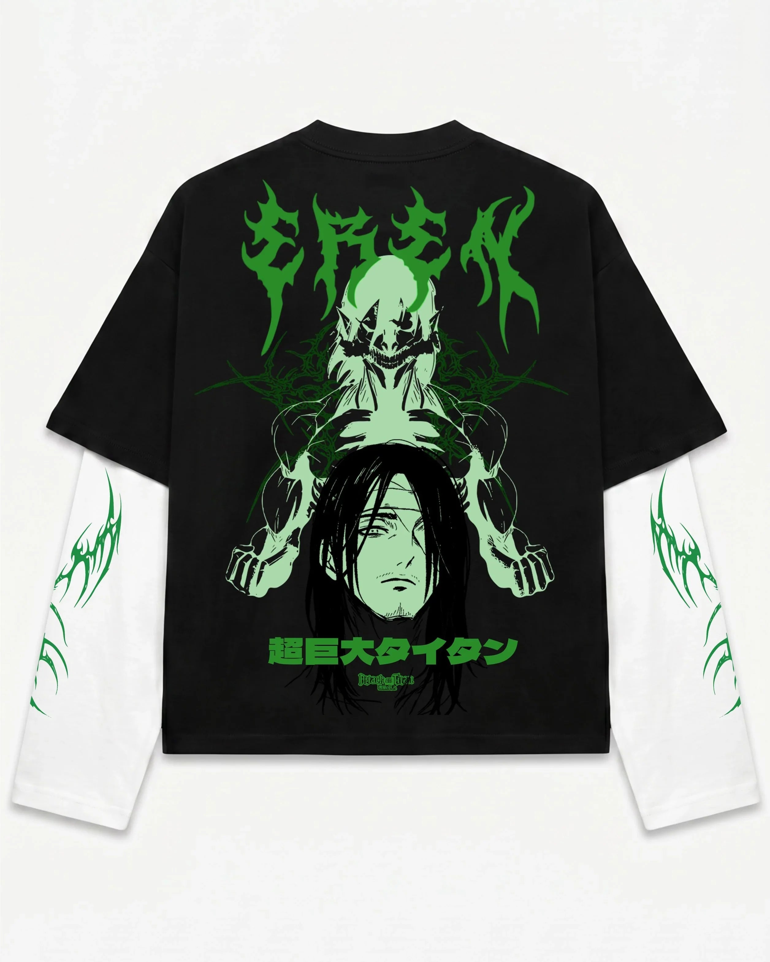 Eren Designed B&W Long Sleeve T-shirt