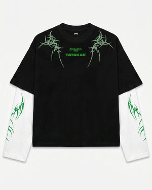 Eren Designed B&W Long Sleeve T-shirt